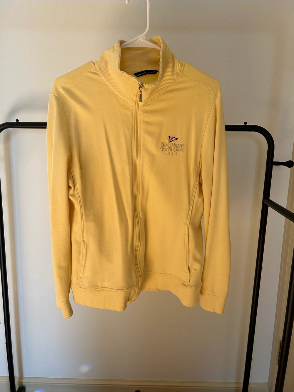 San Diego Yacht Club Yellow Light Zip-Up Jacket